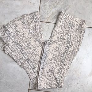 Navy blue and cream patterned bam bam belles